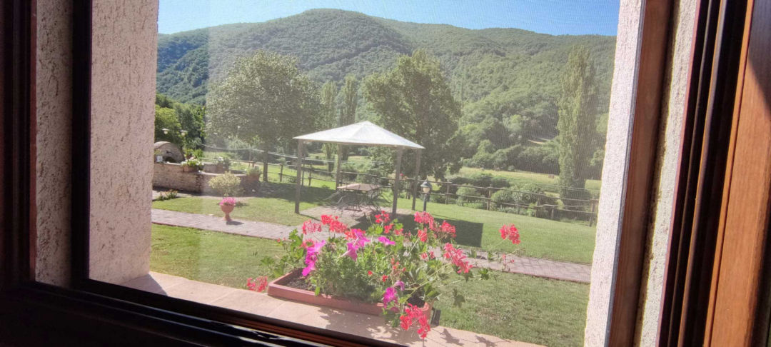 Un buon panorama di Norcia