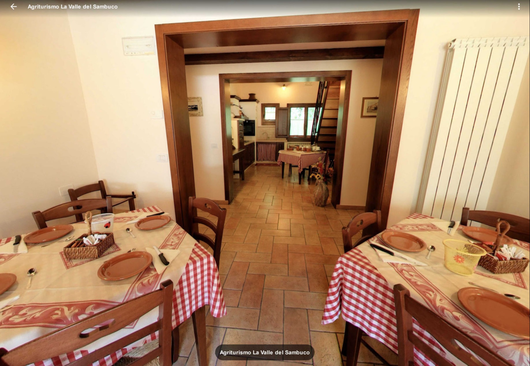 La Valle del Sambuco sala colazioni